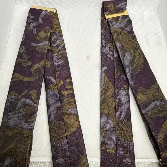Trafalgar Limited Edition Men Silk suspenders braces Saint Angel - Picture 10 of 12